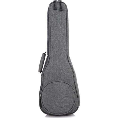 23 Inch Cotton Ukulele Bag Soft Case Gig Waterproof Oxford Cloth Ukelele Hawaii Four String Guitar Backpack Grey