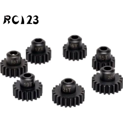 #6491X Steel Pinion Gear 15T 16T 17T 18T 19T 20T 21T Teeth 1 Mod 5MM Shaft FOR RC Traxxas XMaxx 77086-4 E-Revo 86086-4 NEW ENRON