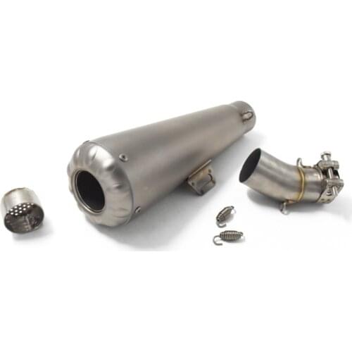 Motorcycle Modification Accessories Straight Up Stainless Steel Exhaust Tail Straight Muffler Rear Chrysanthemum Tail Tube