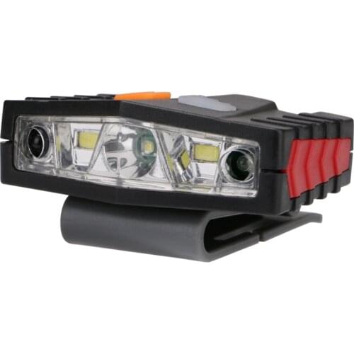 COB LED Clip on Cap Hat Light Headlight 90 Degree Rotatable Headlamp Riding Head Torch Cap Hat Lanterna For Outdoor Camping