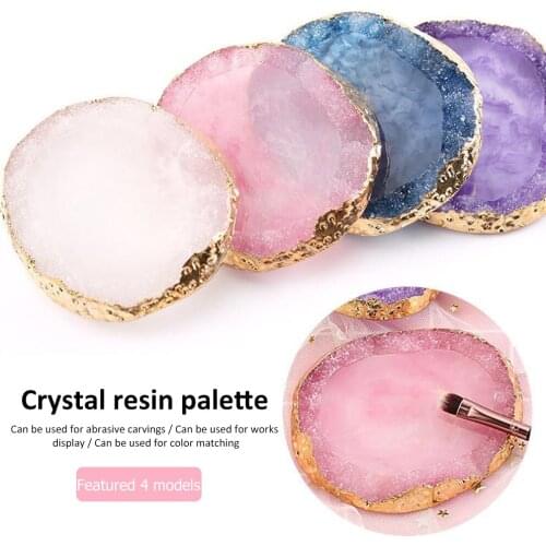 Nail Display Color Mix Palette Nail Art Tools Nail Polish Gel Resin Plate Natural Resin Varnish Color Manicure Nail Art Tools