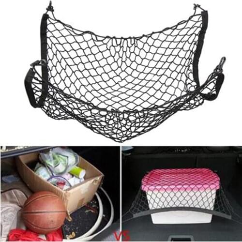 The car trunk storage elastic net has 4 hooks for Lada kalina priora MG 3 5 6 7 Mg 3 ZR MG328 MG995 FOR SAAB 9-3 9-5
