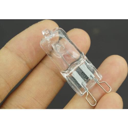 5 PCS/Lot G 9 Pin Halogen 220 v volt | 25 40 60 W | watt Light Lamp Bulb JCD G9 Free shipping
