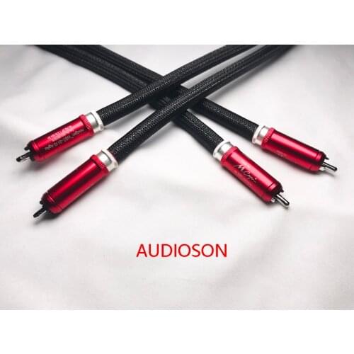 Hi-End Top HIFI RCA Interconnect Cable use WBT for Mundorf plug