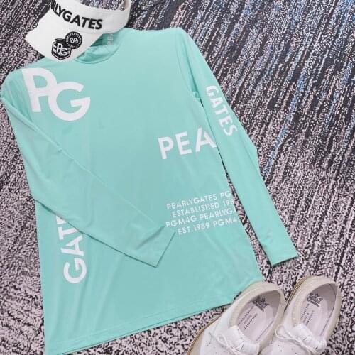 PG Mens Golf Long Sleeve Shirts Stretch Ultra Thin Sunscreen Underwear Ultraviolet-Proof Sportswear