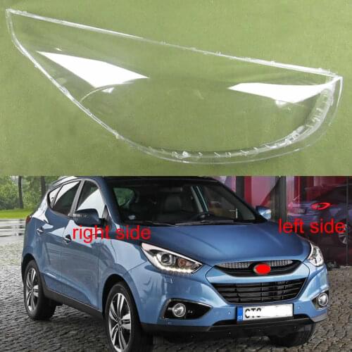 For Hyundai IX35 2013 2014 2015 Front Headlamps Cover Glass Transparent Lampshade Headlight Shell Lens