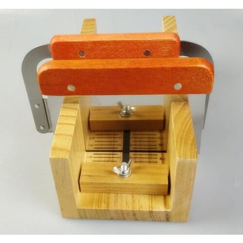 Adjustable Wooden Soap Cutter Mold Cake Loaf Soap Cutting Slicers Planer with Scale Multifunctional Easy To Use