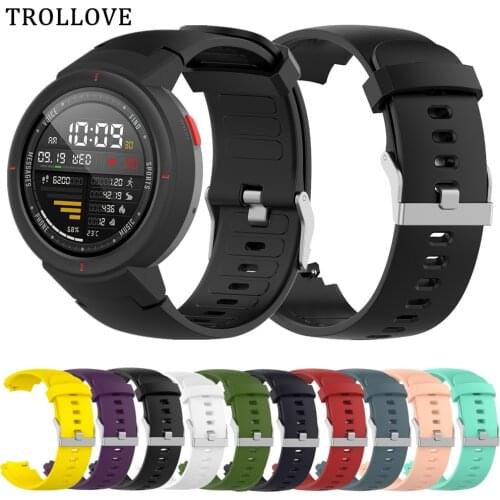 Band For Huami Amazfit Verge 3 Soft Silicone Replacement Sport Strap for Xiaomi Huami Amazfit Verge 3 Wrist Bracelet Watchband