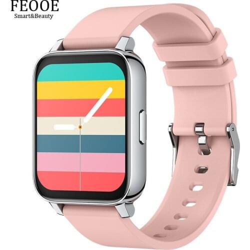 FEOOE Smart Watch P36 Fitness Tracker Smart Watch Man Woman Heart Rate Blood Pressure Monitoring IP67 Waterproof 1.69 Inch YD