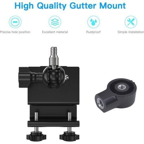 Weatherproof Gutter Mount BEAMS LED Light Adapter Compatible with Mr. Beams LED & Next Generation LED Spotlight Netbright