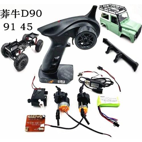 MN D90 90K D91 D91K D45 RC car spare parts Receiving board remote control Gearbox Motor USB Frame Front bumper case etc