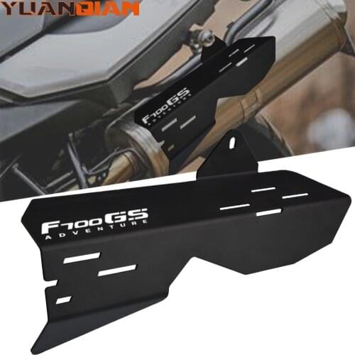 Motorcycle Exhaust Pipe crash Protector Heat Shield Cover Guard Anti-scalding Cover For BMW F700GS ADVENTURE F 700 GS 2008-2017