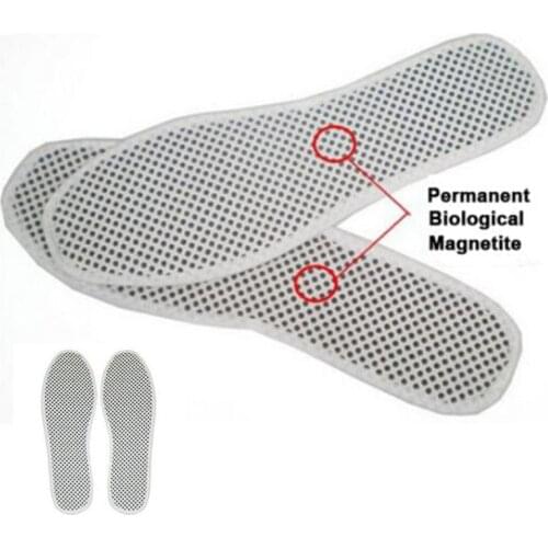 1Pair Winter Tourmaline Self Heated Insoles Massage Far Infrared Rays Insoles Foot Cushion Pads Keep Warm