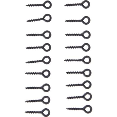 10/20Pcs Boilie Screw Peg with Ring Swivel D-Rig Chod Rig Terminal Tackle Bait Holder Screw Carp Fishing Accessories