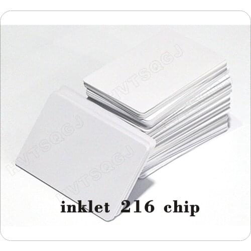 100pcs Hot sale 216 chip Inkjet printable NFC blank cards