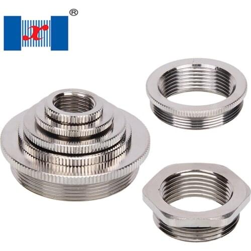 15Pcs Brass Thread Reducer M32 to M25 Metal Circle Thread Adaptor For Cable Glands