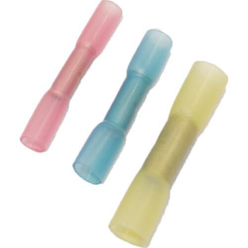 50 x ring heat shrink shrinkable Wire terminals BUTT Waterproof CONNECTORS tube