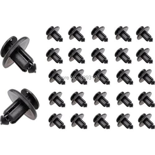 500x / Lot 8mm Plastic Nylon Rivet Automotive Fasteners Car door & Bumper cover fender Bumper Clip for Mazda BC1D-56-145