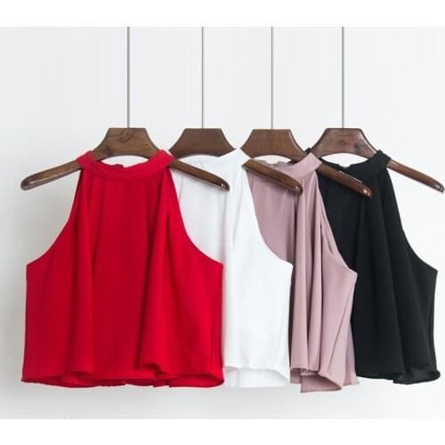 AreMoMuWha Sleeveless Blouses