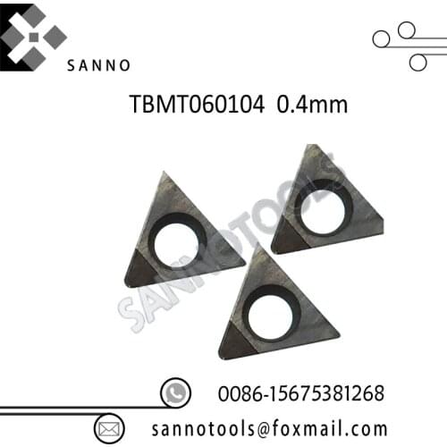 Free shipping! High quality R0.4 TBMT060104 / R0.8 TBMT060108 CBN cnc carbide turning inserts