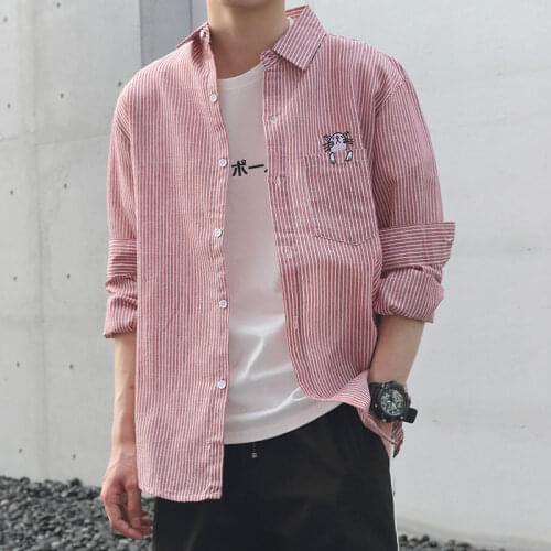 Мужские полосатые рубашки Bridgewater China At AliExpress