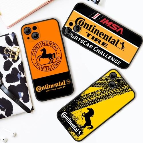 Famous German Horse Brand Continental Tire Phone Case For Iphone 12 11 Pro 12Pro Max X XS XR XS MAX 8plus 7 6splus 5s Se 7 Case