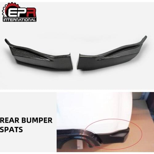 For nissan 370Z Z34 09 onwards carbon fiber Rear bumper spat diffuer splitters