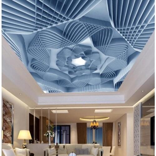 Photo wallpaper 3D ceiling Euporean pattern wallpaper to the bathroom customize 3D ceiling wall papers home decor 3d