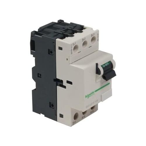 GV2LE14 GV2-LE14 Motor circuit breaker, TeSys GV2, 3P, 10 A, magnetic, toggle control, screw clamp terminals