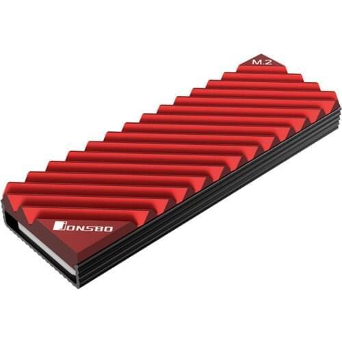 Jonsbo M.2-3 Heat Dissipation Radiator Aluminum Alloy Heat Sink Thermal Cooling Pads for M.2 2280 SSD Desktop PC Computer