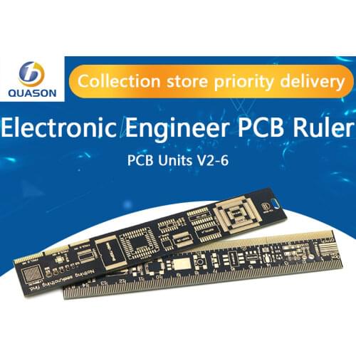 PCB Ruler For Electronic Engineers For Geeks Makers For Arduino Fans PCB Reference Ruler PCB Packaging Units v2 - 6
