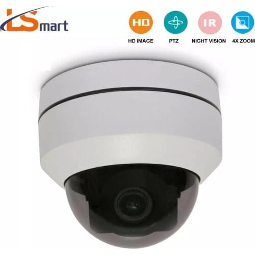 LSmart AHD Camera 1080P Mini PTZ Dome Outdoor CCTV Security Camera Motorized Pan/Tilt/Zoom