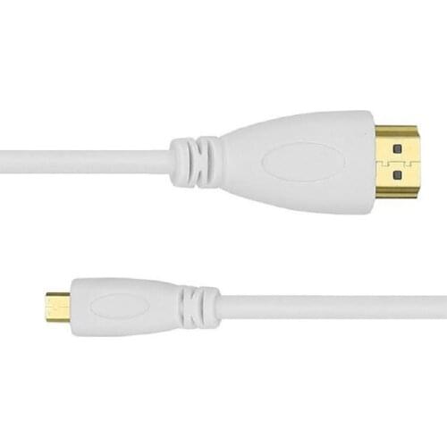 Micro HDMI To HDMI Cable Gold-Plated 1080P High Premium High Speed HDMI Cable Adapter For HDTV XBox PC 30cm 50cm 1m 1.5m 2m 3m