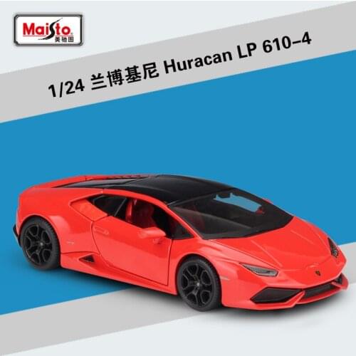 Maisto Diecast 1:24 Huracan LP610 LP560 Modified Version Sport Car High Simulation Alloy Model Car