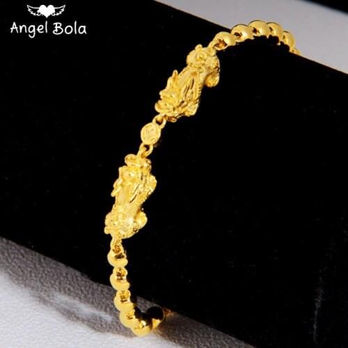 Muslim Gold Unisex Mascot Fashion Explosive Bracelet Fashion Wedding Party Christmas Gift Exquisite Jewelry Wholesale