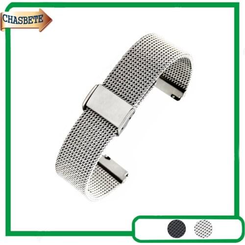 Stainless Steel Watch Band for Orient Watchband 18mm 22mm Quick Release Metal Strap Belt Wrist Loop Bracelet Black Silver + Pin
