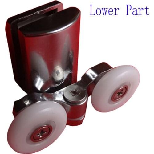 Lower part shower Double-Wheeled rollers runners diameter 20mm/23mm/25mm 4pcs/lot