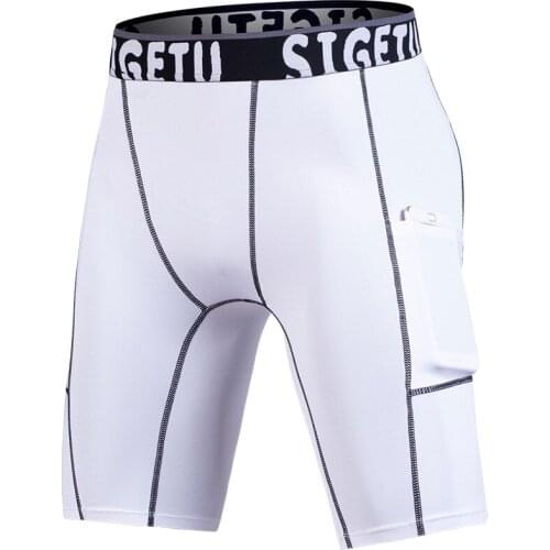 2021 New Fashion Sports Shorts Mens Quick-drying Tights Running Black Training Sweating Fitness Pants Muscle Brothers XXXL