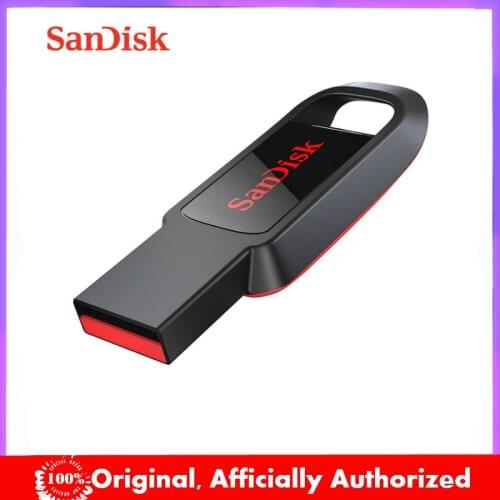 NEW mini usb 2.0 pen drive 128gb 64gb 32gb 16gb CZ61 pendrive 100% original SanDisk black usb flash drive for PC