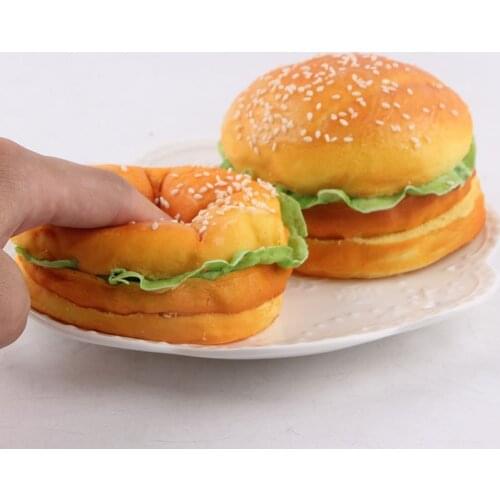 NEW style Cute Yummy Hamburger French fries Simulation Food model decoration kitchen pretend toys kids toys