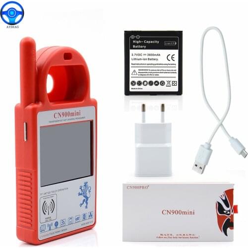 Mini CN900 Smart CN900 Mini Transponder Key Programmer Chip Programmer Mini CN 900 English language Copy 4C/4D Chip