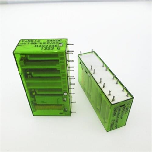 24V relay SIR512-24VDC SIR512 24VDC SIR51224VDC 512 24VDC DC24V 24V 10A 250VAC DIP14