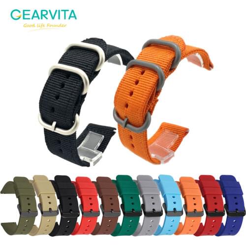 24mm Watch Strap Nylon/Silicone Watchband For North EDGE Apache /Gavia 2 Colorful Women/Men Watch Band Smart Watch Accessories