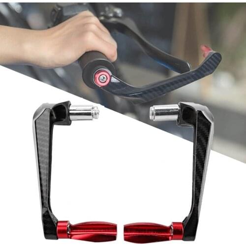 1Pair 7/8" 22mm Motorcycle Handlebar Brake Clutch Levers Motorbike Universal Handguard Protector Guard