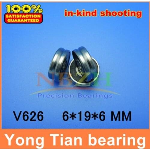 V grooved straightener guide wheel bearings A603ZZ V626-2RS V120 6*19*6 mm pulley bearings V626ZZ 626VV V626