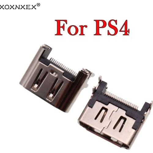 XOXNXEX 100pcs Replacement HDMI-compatible Port Socket Interface Connector for Playstation 4 PS4 Repair Parts