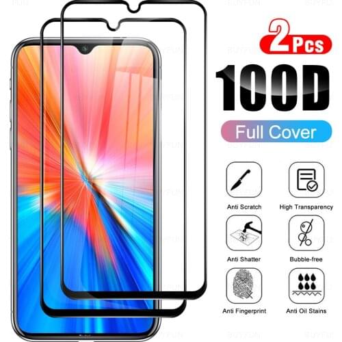 2pcs readme note 8 case tempered glasses for xiaomi redmi note 8 note8 glas hd anti-scratch front screen protector glass