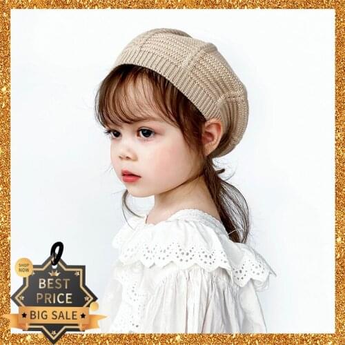 2021 Winter Fashion Hot Hat Kids Beret Fall Classic Winter Beret Kids design for girls and boys