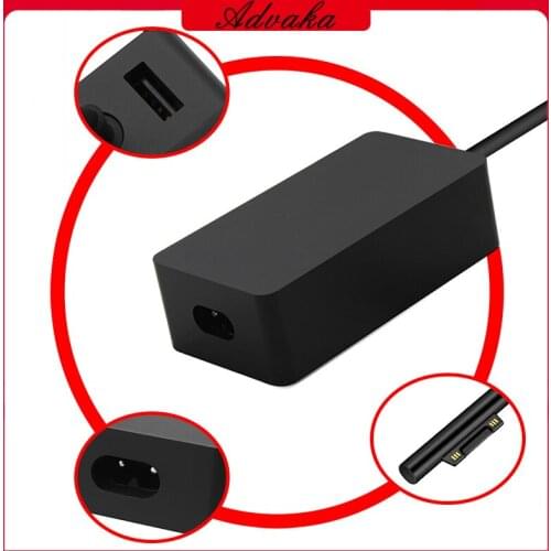 44W 15V 2.58A AC Adapter Power Supply Replacement For Microsoft Surface Pro 3/4/5/6/Surface Laptop 2/Surface Go & Surface Book