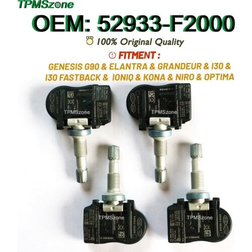 CAR TPMS 52933F2000 Tire Pressure Monitoring System 433MHz Air Pressure Sensor For Hyundai ELANTRA KIA 52933-F2000